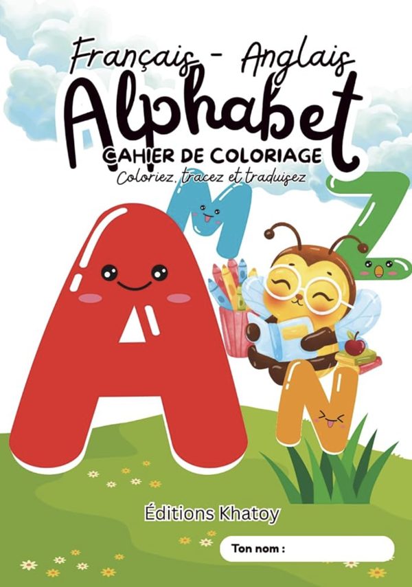 Couverture : Alphabet · coloriage et tracé